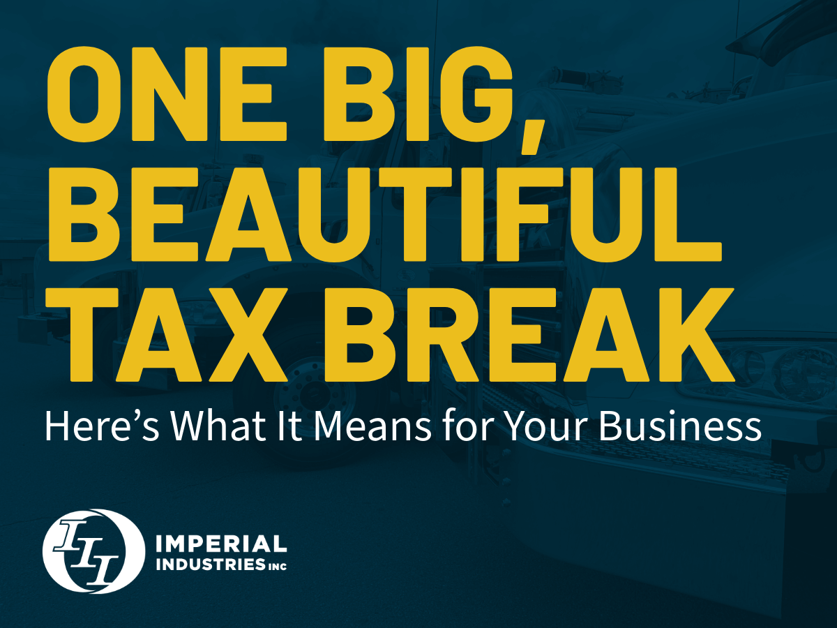 ONE BIG BEAUTIFUL BILL